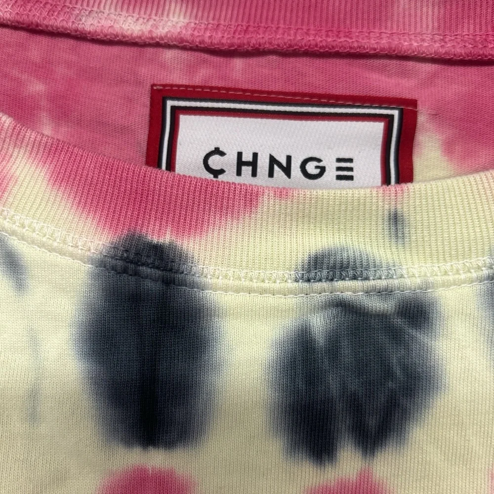 CHNGE Pink and Black Tie-Dye Butterfly Tee - Picture 2 of 4